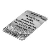 互いに親切にする聖書の引用文 マグネット (左側)