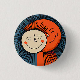 互いに頼り合う 缶バッジ