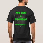 互い違いのティー Tシャツ (裏面)