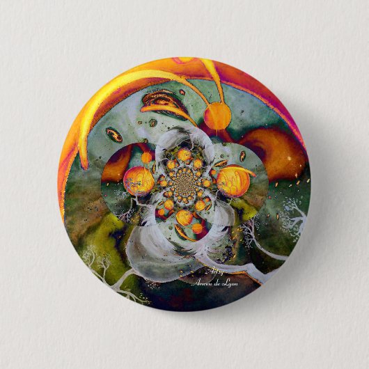 互い違いの世界1 缶バッジ (正面)