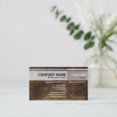 互い違いの調子-惑星ブラウン 名刺 (スタンド正面)