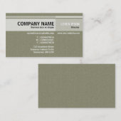 互い違いの調子-暖かい灰色の石 名刺 (正面/裏面)