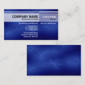 互い違いの調子-電気雨(青い) 名刺 (正面/裏面)