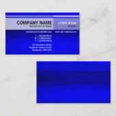 互い違いの調子-青い銀河系 名刺 (正面/裏面)