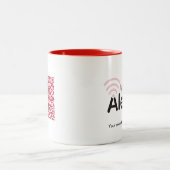 互い違い警報マグ ツートーンマグカップ (中央)