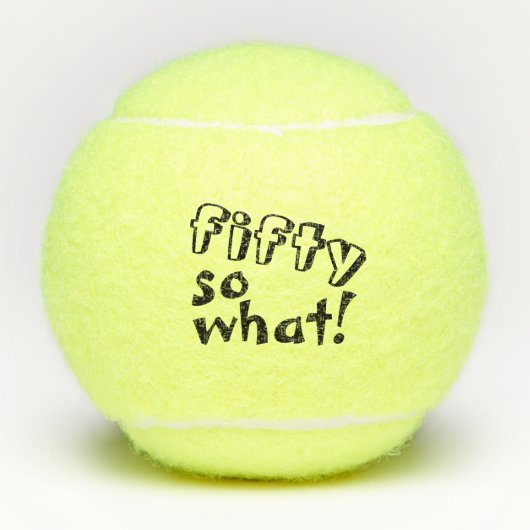 五おもしろい十感動的誕生日 テニスボール (正面)