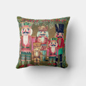 五つのくるみ割り人形 ハッピー・ホリデイズ クッション (裏面)