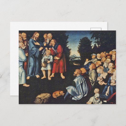 五つのパンと二つの魚の奇跡 ポストカード (正面/裏面)