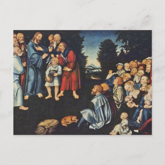 五つのパンと二つの魚の奇跡 ポストカード (正面)