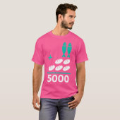 五つのパンと二匹の魚は5000人のクリスチャンに等しい Tシャツ (正面フル)