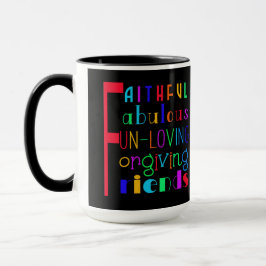 五つの友情のルール マグカップ