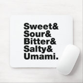 五つの基本的な味 マウスパッド (マウス)