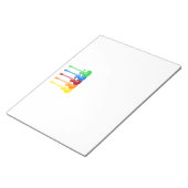 五つの電カラフル気ギター  ノートパッド (アングル)