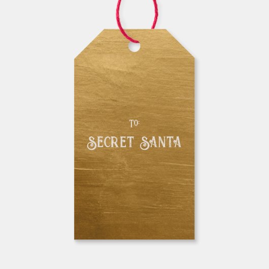 五つメリークリスマスのナツクラッカーおもしろいファミリー ギフトタグ (裏面)