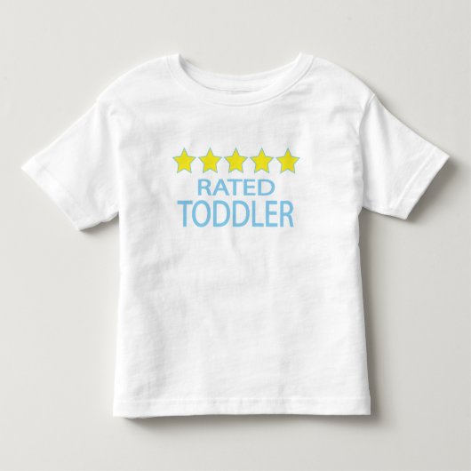 五つ星の幼児 トドラーTシャツ (正面)