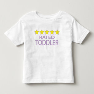 五つ星の幼児 トドラーTシャツ