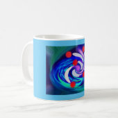 五つ星アート コーヒーマグカップ (正面左)
