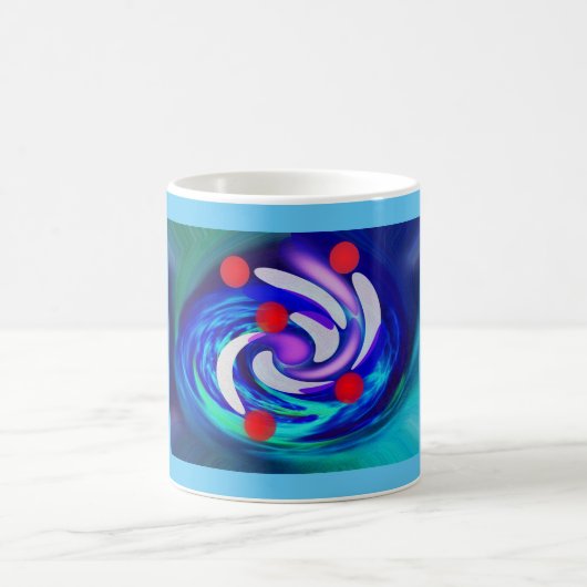五つ星アート コーヒーマグカップ (中央)