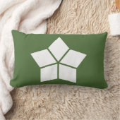 五つ菱 (十割作図) ランバークッション (ブランケット)