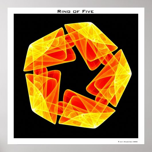 五のリングや輪 ポスター (正面)