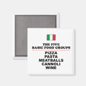 五イタリアンつの食品グループ マグネット (正面/裏面)