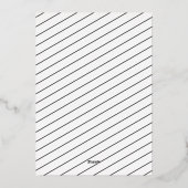 五エレガントモダン枚コラージュHanukkah 箔シーズンカード (裏面)