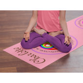 五カスタマイズ陰陽ピンクトレーニング、ピラティス及び ヨガマット