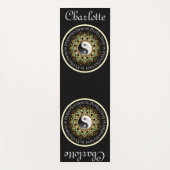 五カスタマイズ陰陽ブラックトレーニング、ピラティス及び ヨガマット (正面)