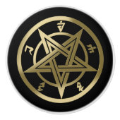 五クラシック角形 セラミックノブ (正面)