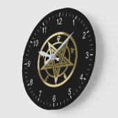 五クラシック角形 ラージ壁時計 (傾斜)