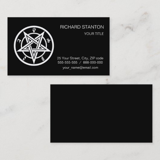 五クラシック角形 名刺 (正面/裏面)