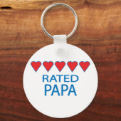 五ハートパパ キーホルダー (正面)