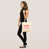 五ハート娘 トートバッグ (正面(モデル))