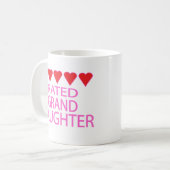 五ハート孫娘 コーヒーマグカップ (正面左)