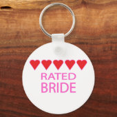 五ハート花嫁 キーホルダー (正面)