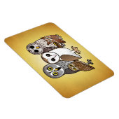 五バードブル・フクロウ マグネット (右側)