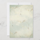 五モダン十エレガント誕生日招待状 招待状 (裏面)