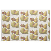 五ヴィンテージ梨図解入りの、写真付きの織物 ファブリック (ファットクウォーター)