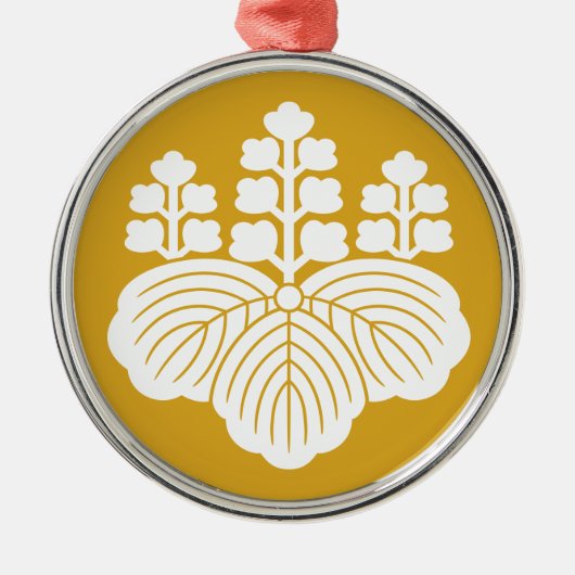 五七桐 メタルオーナメント (正面)