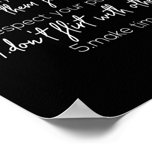 五人間関係 ポスター (角)