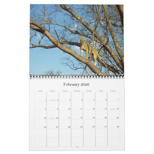 五人 カレンダー (2月 2026)