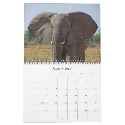 五人 カレンダー (1月 2026)