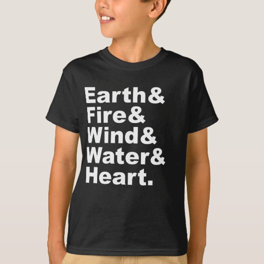 五元素 | 地火风水心 Tシャツ (正面)