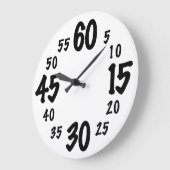 五分率 ラージ壁時計 (傾斜)