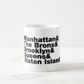 五区~ニューヨーク コーヒーマグカップ (中央)