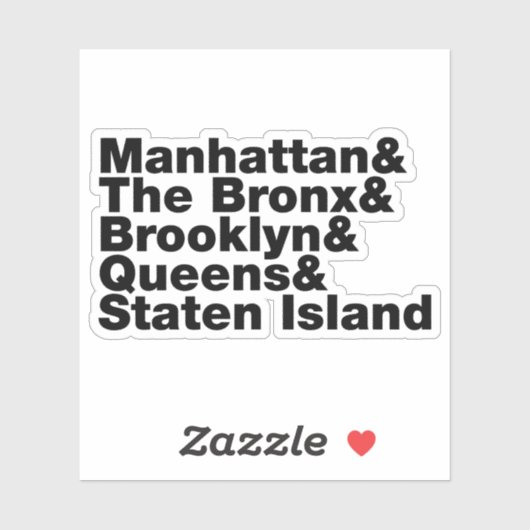 五区～ニューヨーク シール (シート)