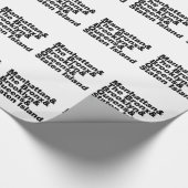 五区~ニューヨーク ラッピングペーパー (角)