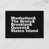 五区~ニューヨーク 名刺 (裏面)