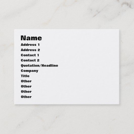 五区～ニューヨーク 名刺 (正面)