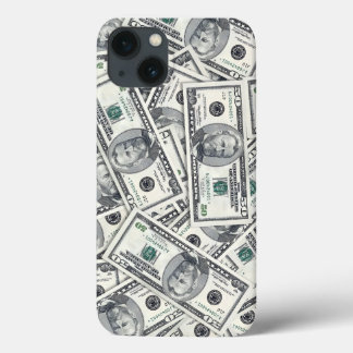 五十ドル紙幣 モチーフ柄 iPhone 13ケース